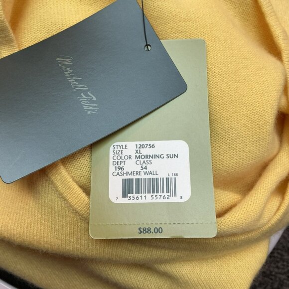 Marshall Fields 2-Ply Cashmere Sweater Womens XL NWT - Picture 9 of 11